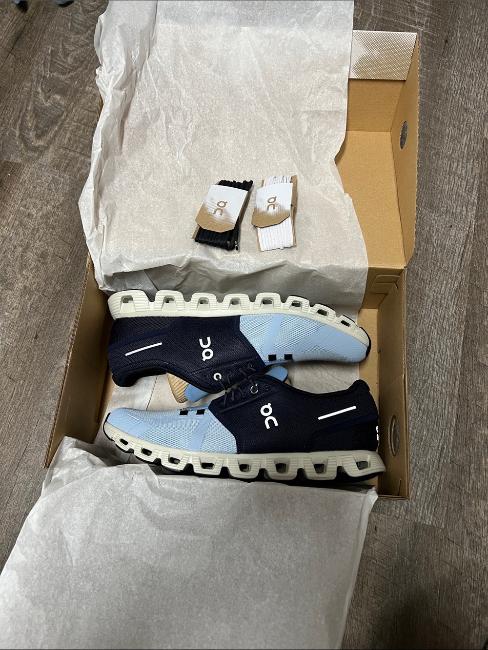 On Running Cloud 5 Men’s size 12, brand new.
